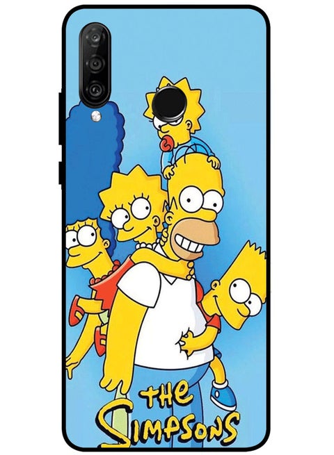 Protective Case Cover For Huawei Nova 4e Premium Series Protective Case Cover For Huawei Nova 4e The Simpsons Family