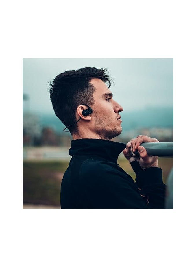 HiFuture FutureMate ENC Air Conduction Neckband Headphones, Black, Wireless, One Size - Image 2