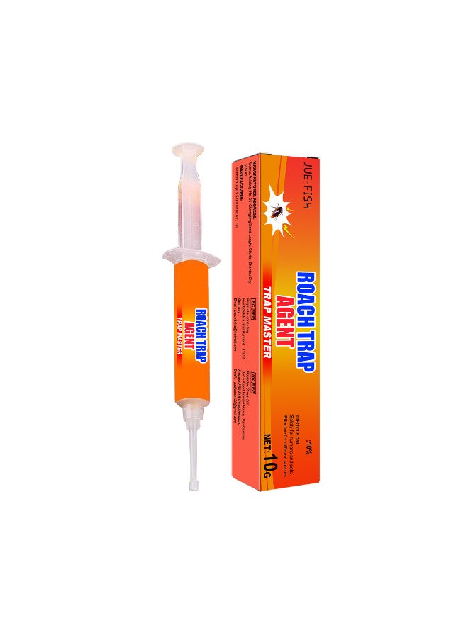 JUE-FISH Cockroach Killer Gel 10% Infectious Bait for Homes & Kitchens Eliminate Roaches Safely 10g - Image 1