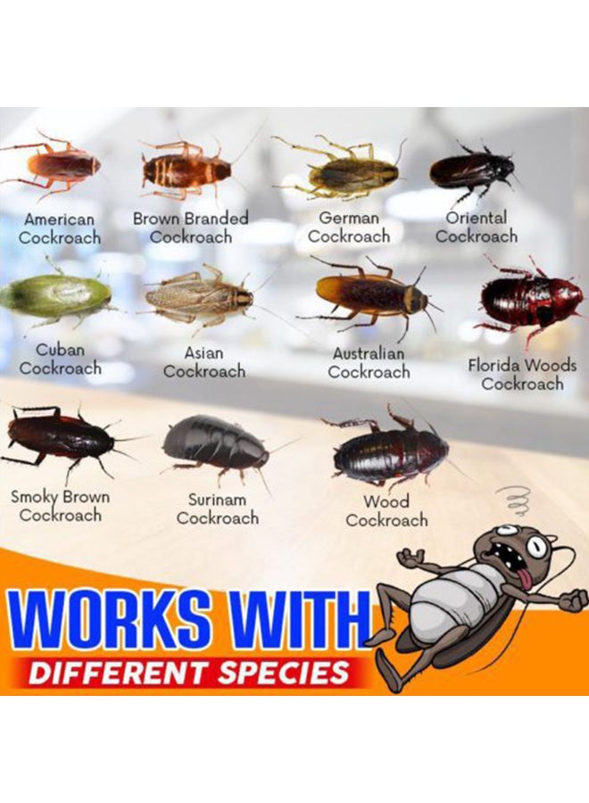 JUE-FISH Cockroach Killer Gel 10% Infectious Bait for Homes & Kitchens Eliminate Roaches Safely 10g - Image 5