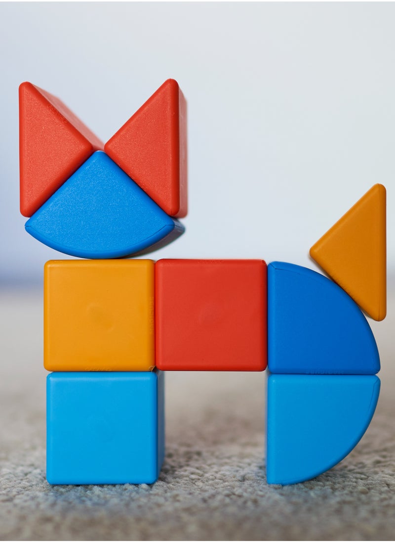 Geomag Magicube 3 Shapes Recycled Animals STEM Toy 9 Pcs