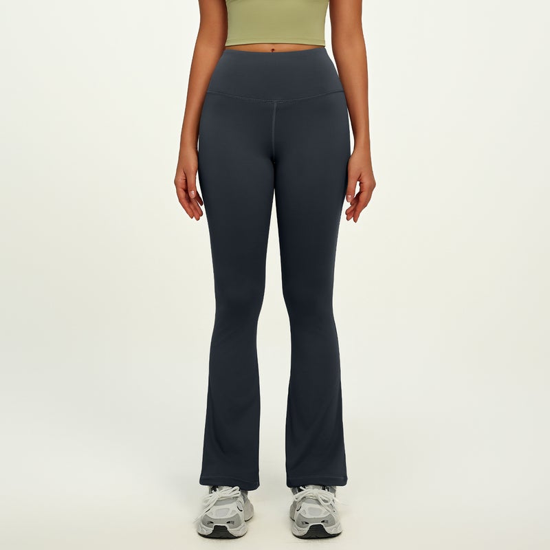 Juyitang High-Waisted Yoga Flared Pants – Breathable Fitness Leggings for Women - Image 1