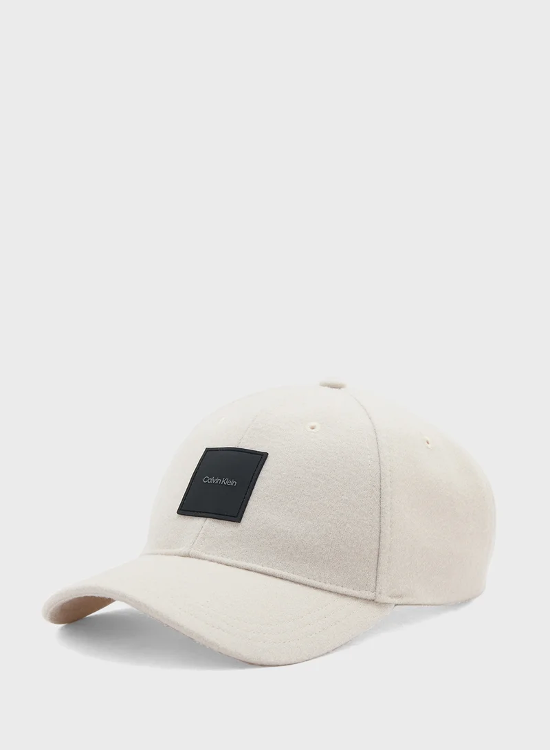 CALVIN KLEIN Wool Curved Peak Caps