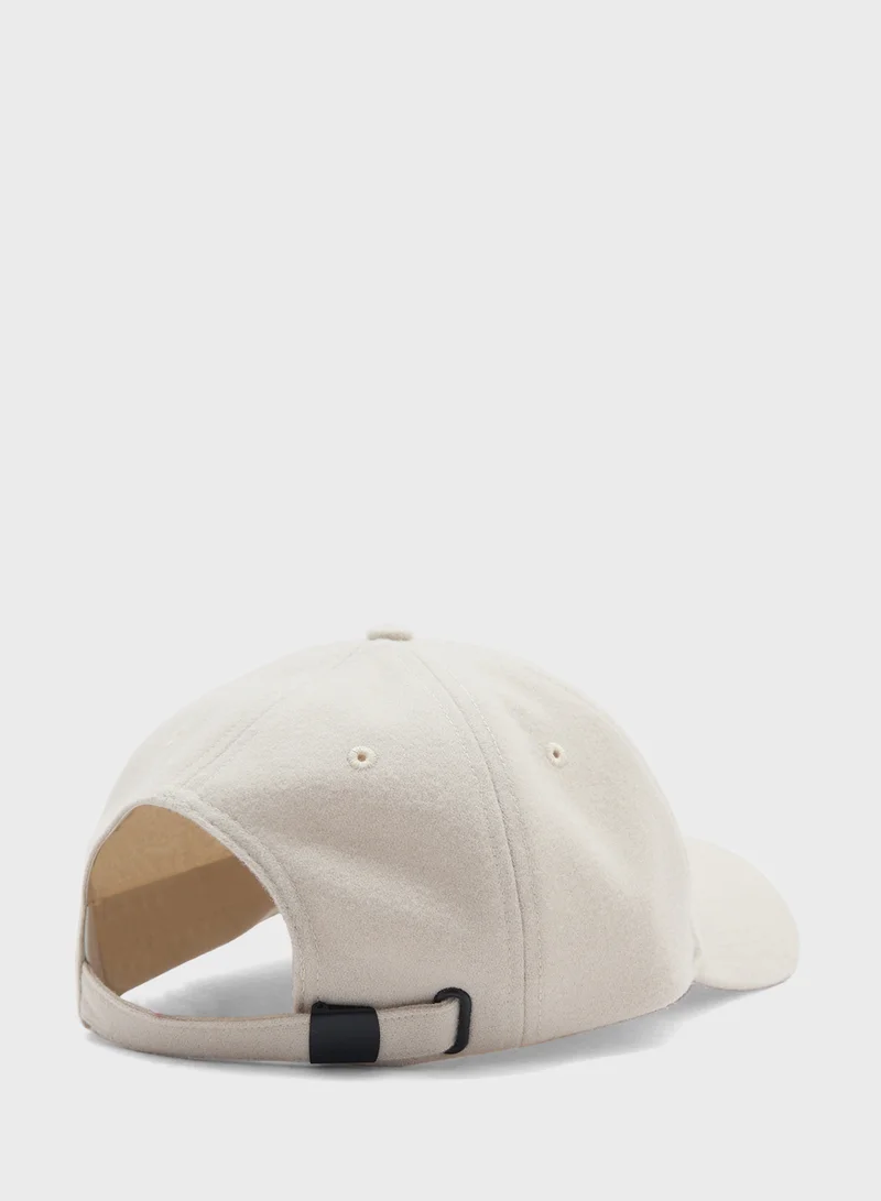 CALVIN KLEIN Wool Curved Peak Caps