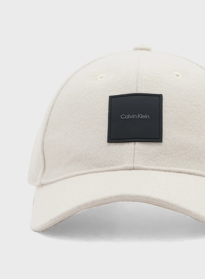 CALVIN KLEIN Wool Curved Peak Caps