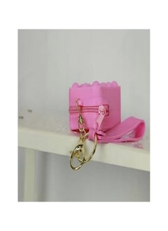 Generic "Innovative Silicone Fidget Keychain for Stress Relief, Pop It Bubbles (Pink)."  - Image 3