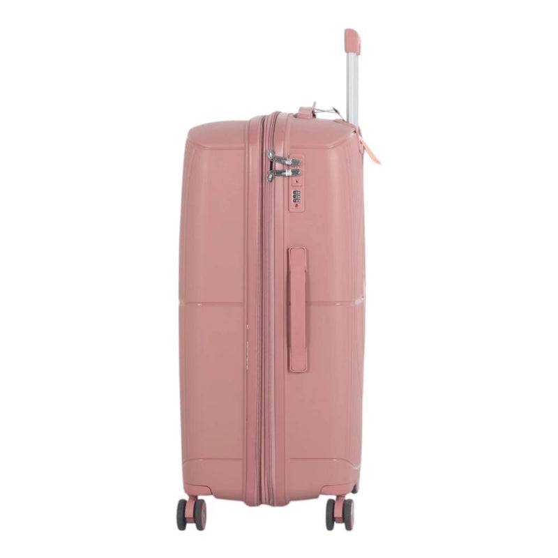 Aviator Luxury Durable 4-Piece Luggage Set (Shatterproof with Bonus Handbag) with Double Zipper Expansion Case - Image 4