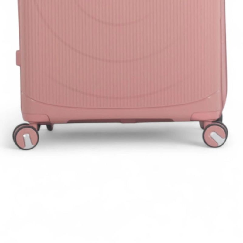 Aviator Luxury Durable 4-Piece Luggage Set (Shatterproof with Bonus Handbag) with Double Zipper Expansion Case - Image 5