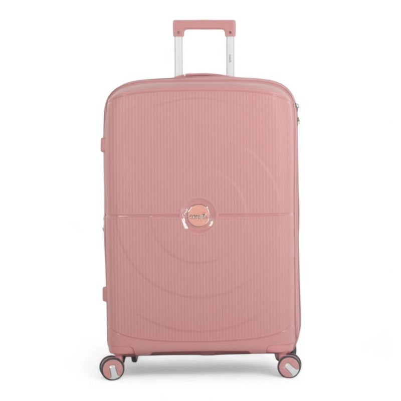 Aviator Luxury Durable 4-Piece Luggage Set (Shatterproof with Bonus Handbag) with Double Zipper Expansion Case - Image 2
