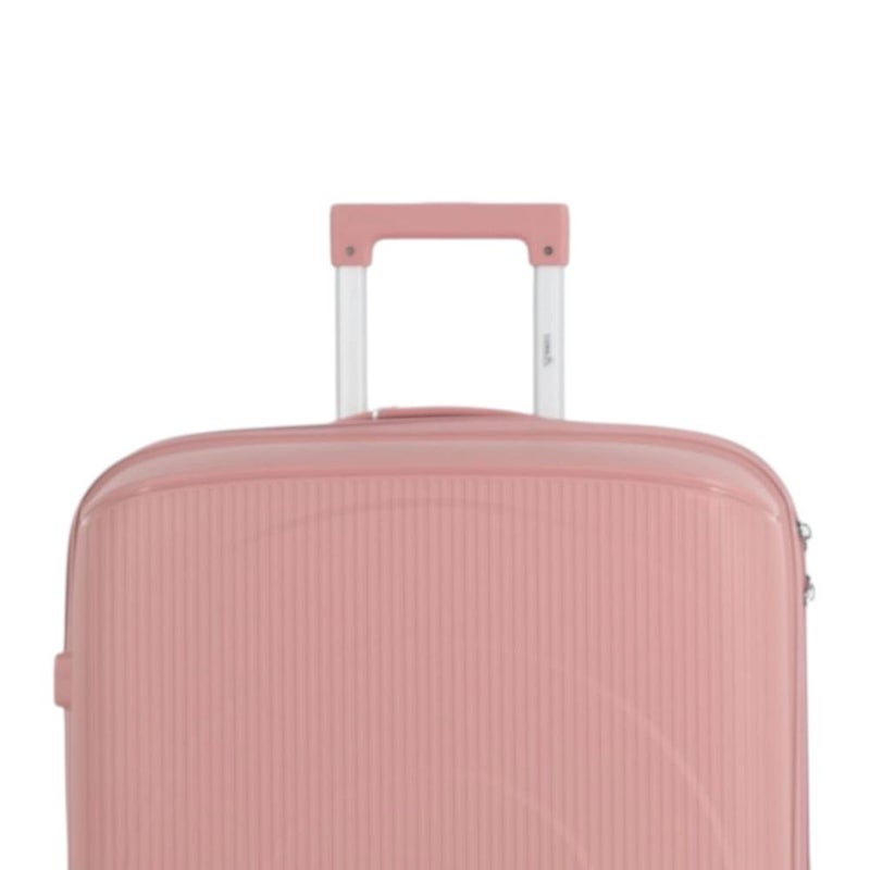 Aviator Luxury Durable 4-Piece Luggage Set (Shatterproof with Bonus Handbag) with Double Zipper Expansion Case - Image 3