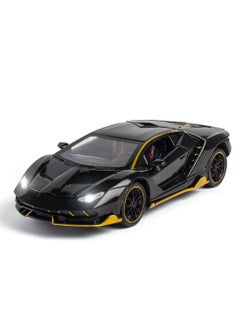 Toyland 1:24 Scale Die-Cast Sports Car Model with Scissor Doors, Lights, Sounds & Pull-Back Action  - Image 1