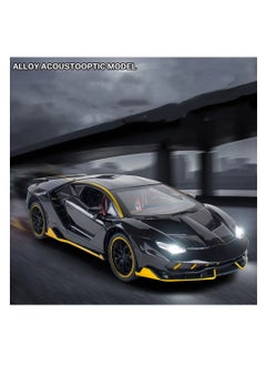 Toyland 1:24 Scale Die-Cast Sports Car Model with Scissor Doors, Lights, Sounds & Pull-Back Action  - Image 2