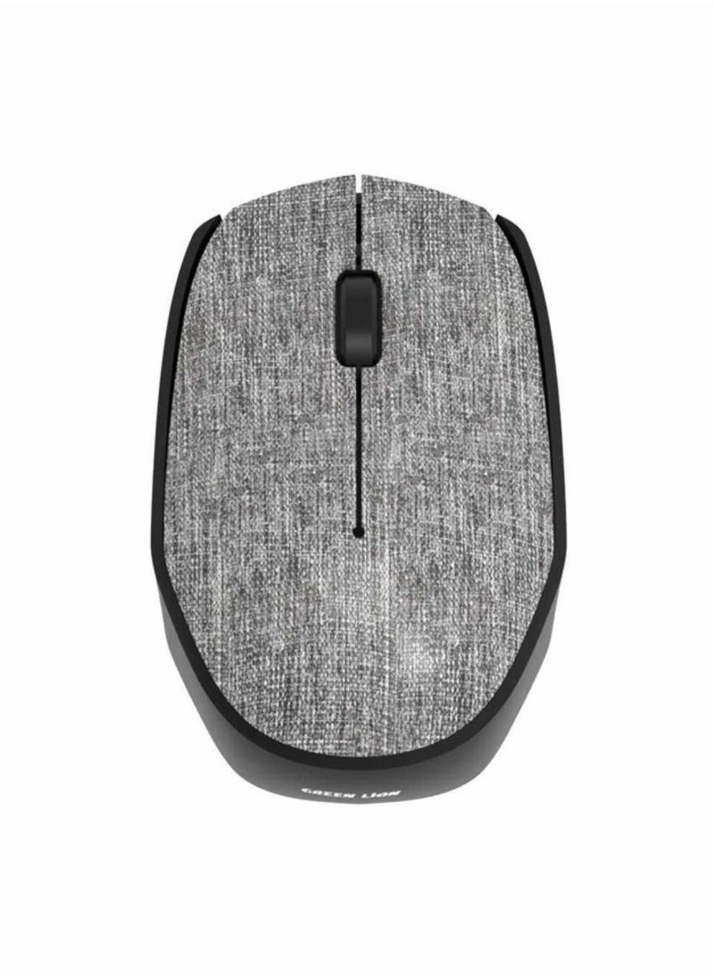G100 Wireless Mouse, 1200 DPI Resolution, 1 AAA Battery, 10M Operating Range, 3 Keys, Support Windows, Mac And Android, USB Nano, Bluetooth Wireless, User Friendly - Gray