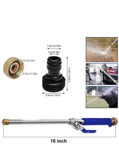 High Pressure Washer Wand Power Portable Water Spray Tool Heavy Duty Metal Sprayer Universal 2 Hose Nozzle Foam Tube Car Washing for Garden - pzsku/ZECE936FAB4501DCA31B4Z/45/_/1700795775/6cf18cad-8ae8-47bb-8e2a-6796d1d72c14