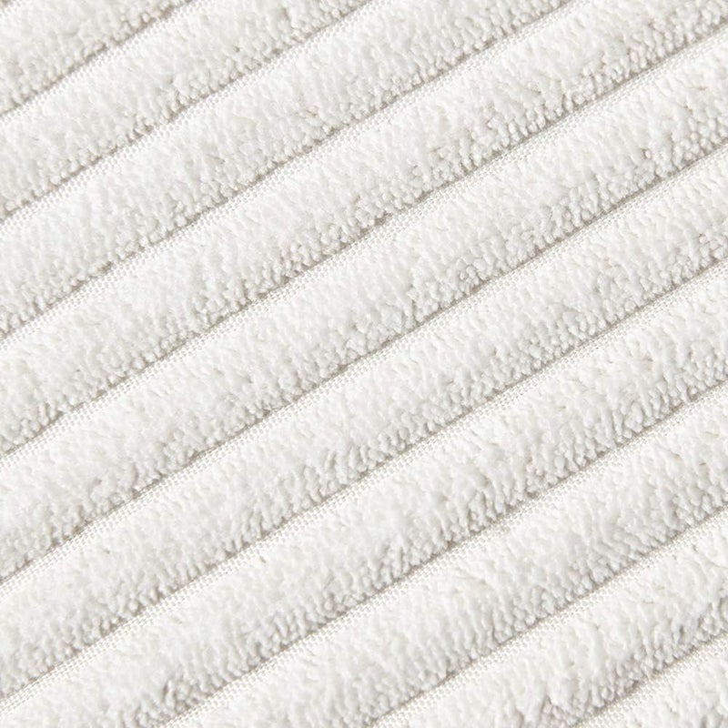Fancy Homi عبوة من 2 من أغطية الوسائد الزخرفية البيضاء البوهيمية مع شرابات، مقاس 26x26 بوصة، من القطيفة الناعمة، مجموعة أغطية وسائد مربعة صلبة للأريكة والأريكة وغرفة النوم والسيارة وغرفة المعيشة 66x66 سم - Image 5