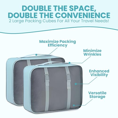OCEANEVO Set of 12 Packing Cubes, Travel Organizer Bags for Luggage & Suitcase | Includes Various Size Mesh Bags, Lingerie & Shoe Bag, Cosmetic Pouch, Toiletry Bag, Drawstring Bag, Cable Pouch - Image 3