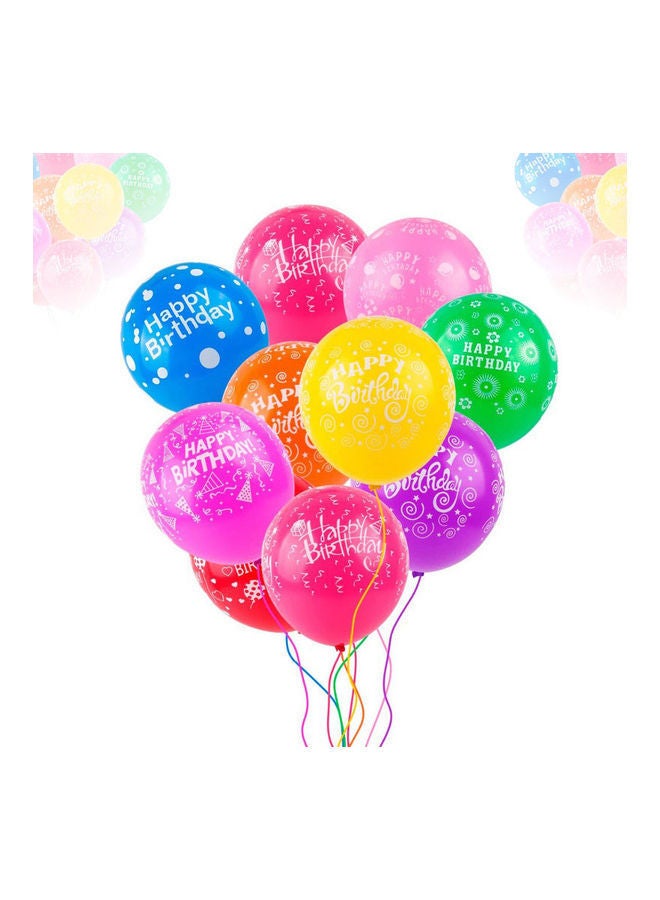 NIBEMINENT 10-Piece Happy Birthday Balloon 5inch - Image 2