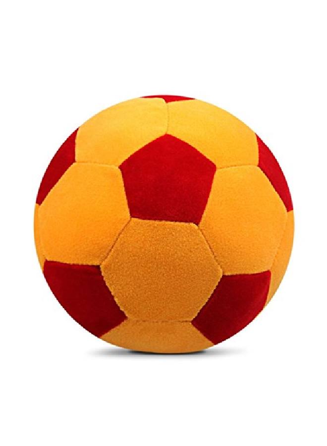 Babique Ball Soft Toy Stuffed Plush Ball Kids Baby Boy Girl Birthday Gift 25 Cm (Redyellow) - Image 1