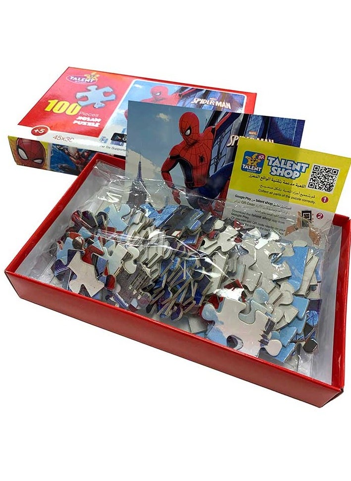 Talent 100 Pieces Spider-Man Puzzle 