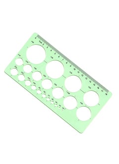 Circle Templates Drafting Tools Measuring Geometry Ruler Plastic Geometric Painting Stencils Scale Shape Stencils Drawing Set for School and Office Building Formwork Drawings