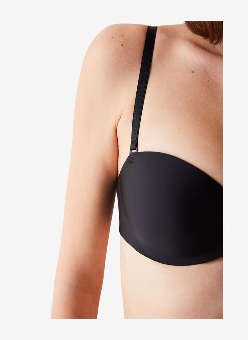 Penti Women Cocktail Black Strapless Wired Padded Bra - Image 3