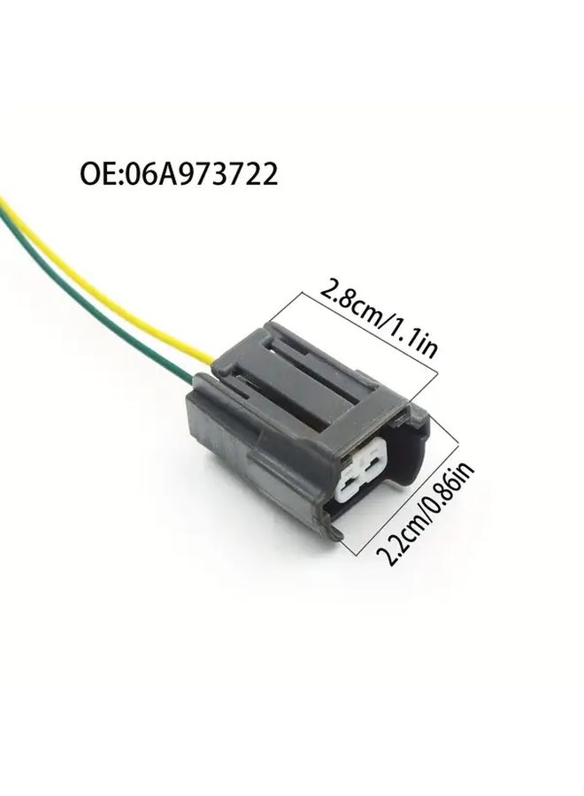 Fuel Injector Connector Plug Wire 2 Pins 1 Pack For Volkswagen And Audi Models - Image 2