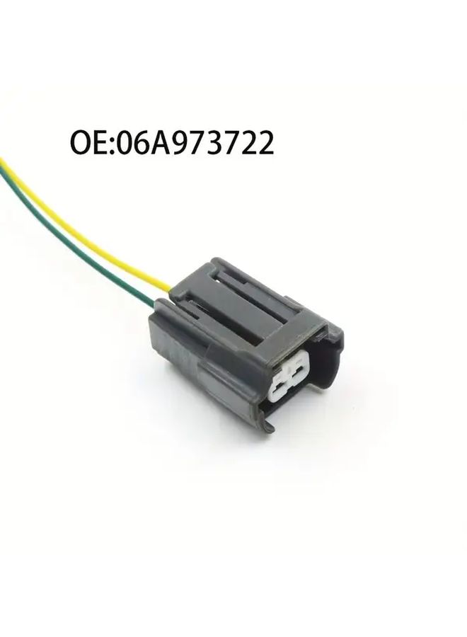 Fuel Injector Connector Plug Wire 2 Pins 1 Pack For Volkswagen And Audi Models - Image 1