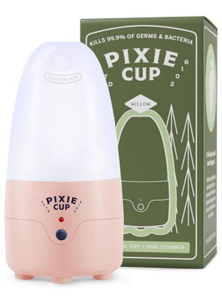 Pixie Menstrual Cup Sterilizer - Ranked 1 for The Best Steamer - Kills 99.9% of Germs with Cleaner Steam - Wash Your Period Cup or Disc in 3 Minutes! - Automatic Timing Shut-Off Switch - pzsku/ZECE9A809B2CA2F1A3281Z/45/_/1736426656/35ef89d2-ea02-47cb-8e4f-c46a4aa70c36