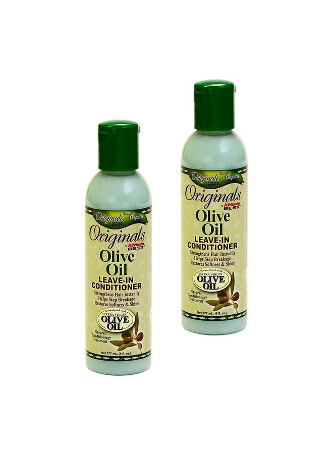 Africa's BEST Africas Best Conditioner Originals Olive Oil Leave-In 6 Ounce (177ml) (2 Pack)  - Image 2