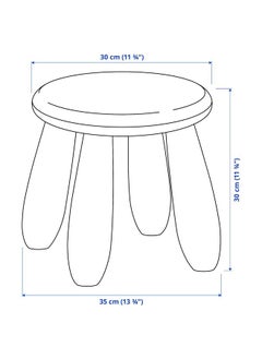 Zaboon Children's stool, in/outdoor/red  - Image 5