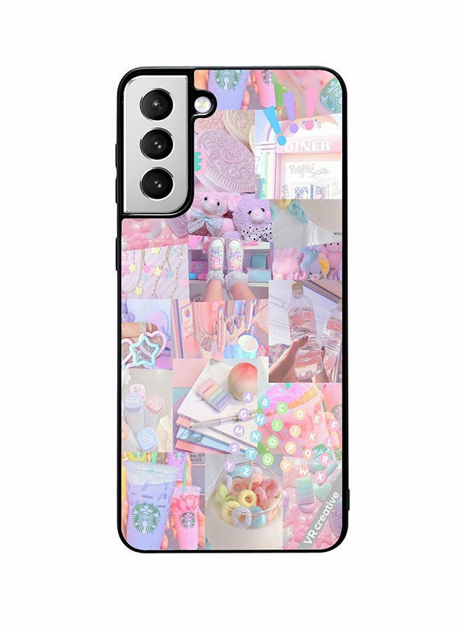 VR CREATIVE Protective Case Cover For Samsung Galaxy S22 Plus 5G Cute Collage Design Multicolour - Image 1