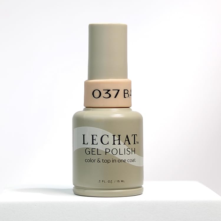 LECHAT Gel Polish - Bailey, Color and Top in One Coat, Shiny Long-Wear, Sheer Beige Gel Polish - Image 1