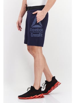 Reebok Men Sportswear Fit Training Short, Navy Blue  - Image 4
