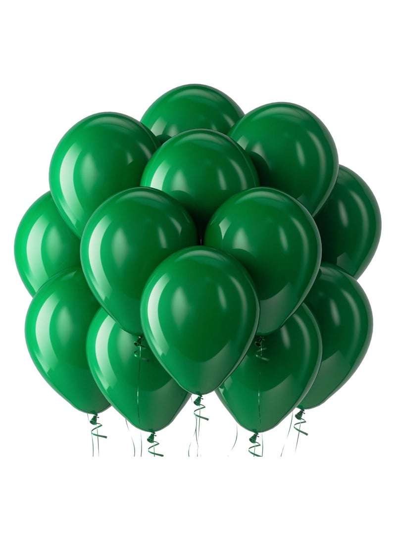 ستارتكس عبوة من 100 بالون هيليوم دائري خضراء مقاس 12 انش لتزيين خلفية حفلات الزفاف والتخرج والذكرى السنوية واعياد الميلاد - Image 1