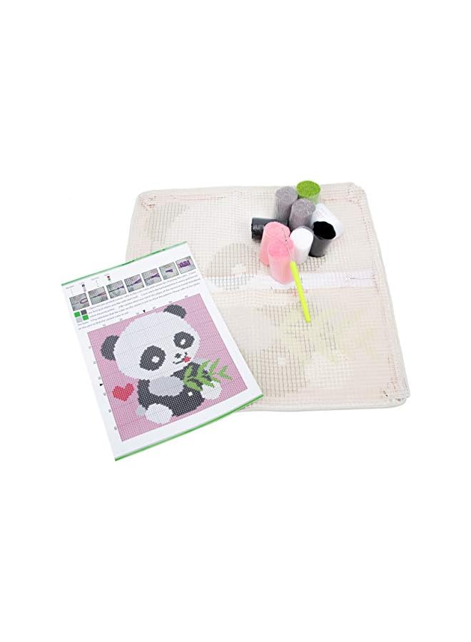 The Bros 14 Model Latch Hook Kits Shaggy Craft for DIY Throw Pillow Cover Sofa Cushion Cover Christmas Gift Owl/Dog/Cat/Bear/Bird with Pattern Printed 16X16 inch BZ982 - Image 3