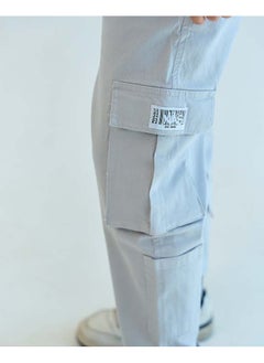 NAS Trends basic-unisex-cargo-pants-grey-1  - Image 1