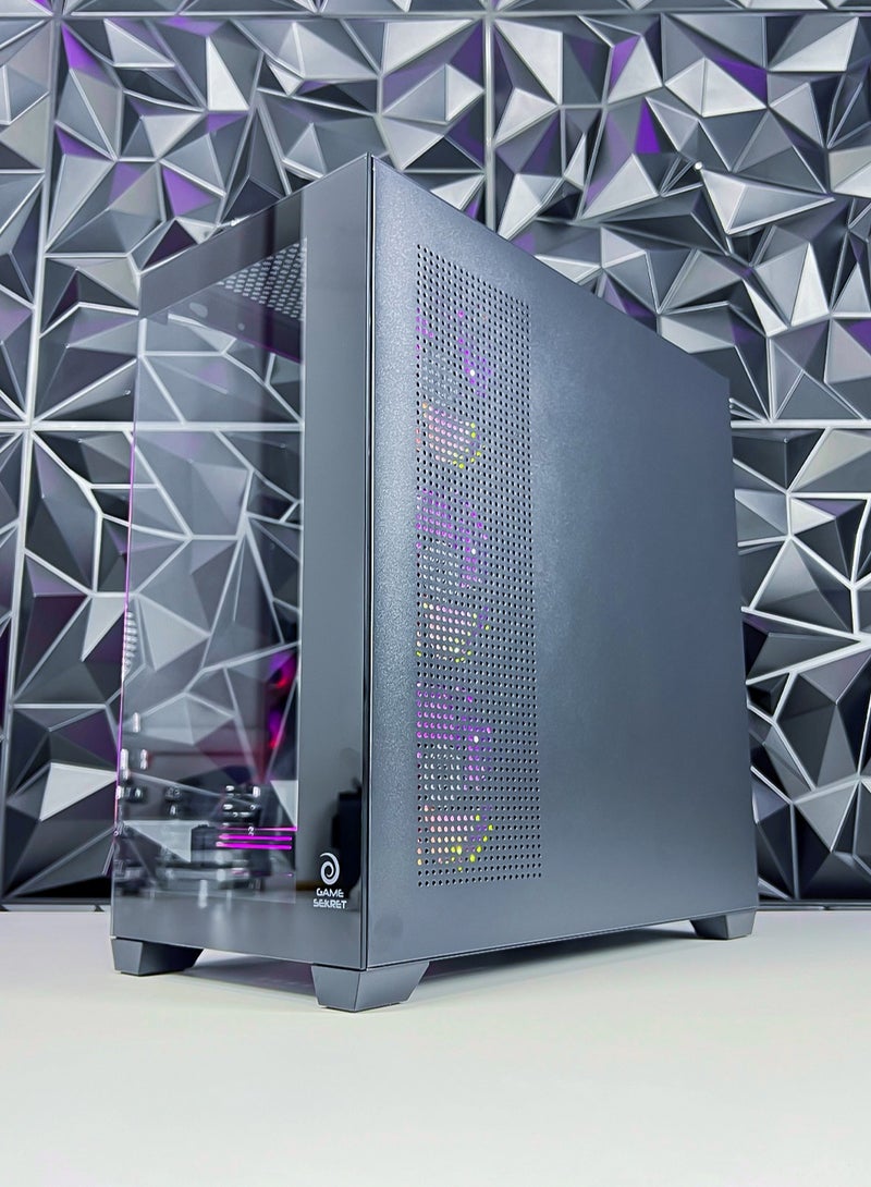Game Sekret حاسوب الألعاب Level Gaming PC من Game Sekret – بمعالج Intel Core i5-12400F، وبطاقة رسوميات GeForce RTX 5060 بسعة 8 جيجابايت، وذاكرة DDR4 بسعة 16 جيجابايت، وتخزين SSD من نوع NVMe بسعة 1 تيرابايت، ومبرّد هوائي، ولوحة أم H610، ومزوّد طاقة 650 واط بمعيار 80+، واتصال WiFi وBluetooth، ونظام تشغيل Windows 11 Pro، مع ضمان لمدة سنة واحدة. None - Image 4