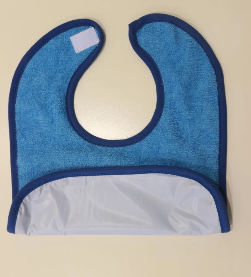 اندر هوم Baby Food Bib Curl Waterproof Towel Cotton Baby Bib