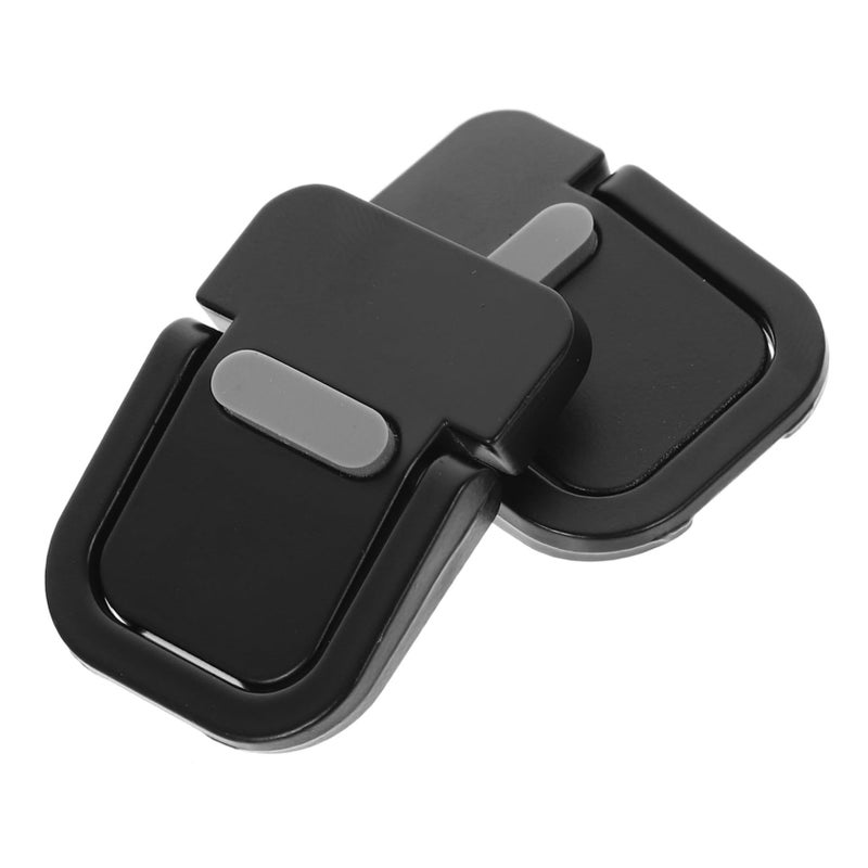 Metal Laptop Stand Portable Ergonomic Riser Holder for Home Office Travel Black - Image 2