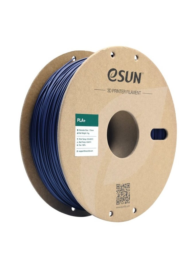 إي صن - خيوط طابعة eSun ثلاثية الأبعاد PLA+ 1.75 مم دقة الأبعاد +/- 0.05 مم 1 كجم (2.2 رطل) بكرة مواد طباعة ثلاثية الأبعاد للطابعات ثلاثية الأبعاد - أزرق داكن - Image 1