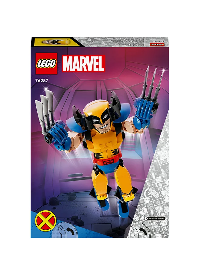 LEGO Marvel Wolverine Construction Figure 76257 Building Toy Set; Fully Jointed for Play and Display; Includes 6 Claw Elements for Authentic Action; Collectible X-Men Super Hero Gift for Kids Aged 8+ (327 Pieces)