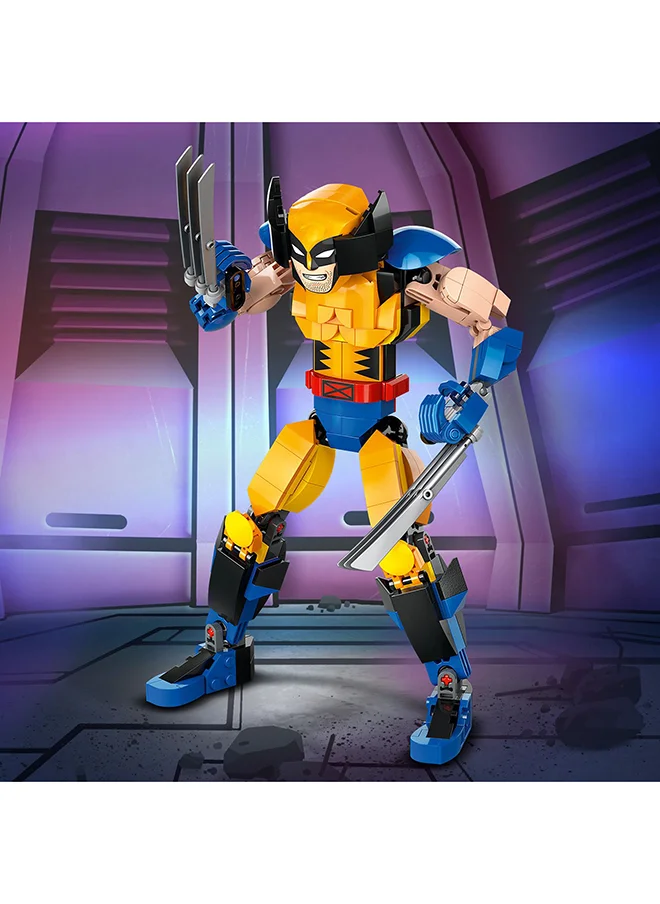 LEGO Marvel Wolverine Construction Figure 76257 Building Toy Set; Fully Jointed for Play and Display; Includes 6 Claw Elements for Authentic Action; Collectible X-Men Super Hero Gift for Kids Aged 8+ (327 Pieces)