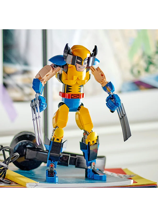LEGO Marvel Wolverine Construction Figure 76257 Building Toy Set; Fully Jointed for Play and Display; Includes 6 Claw Elements for Authentic Action; Collectible X-Men Super Hero Gift for Kids Aged 8+ (327 Pieces)