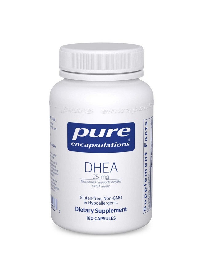 Pure Encapsulations Dhea 25 Mg ; Supplement For Immune Support And Hormone Balance* ; 180 Capsules - Image 1