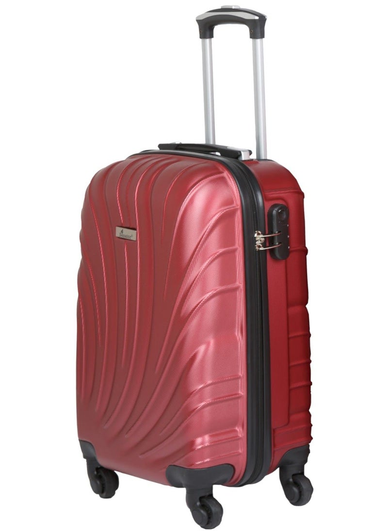 SENATOR - Hard Shell Travel Bags Trolley Luggage Set of 4 Piece Suitcase for Unisex ABS Lightweight with 4 Spinner Wheels KH115 Burgundy - Image 1