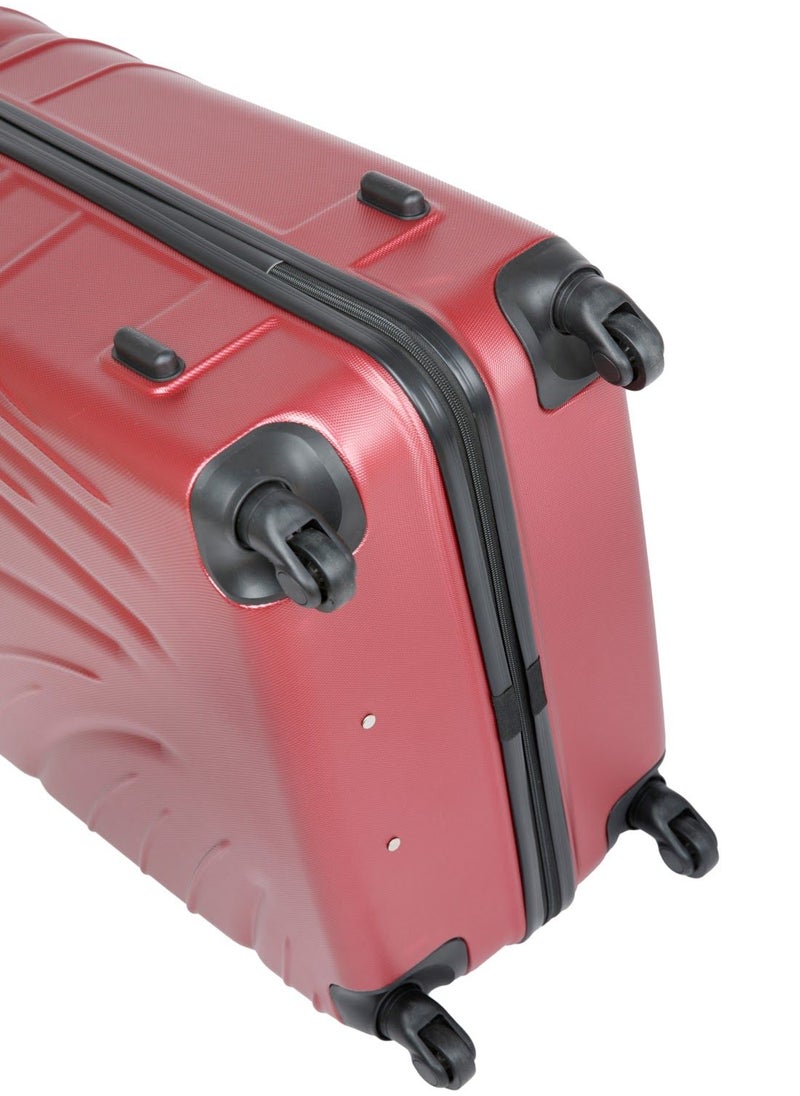 SENATOR - Hard Shell Travel Bags Trolley Luggage Set of 4 Piece Suitcase for Unisex ABS Lightweight with 4 Spinner Wheels KH115 Burgundy - Image 1