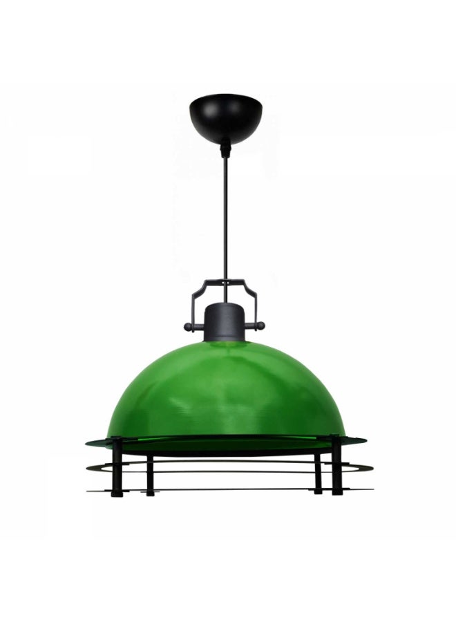 Green Metal Pendant Light – Modern and Stylish Ceiling Lamp - Image 1