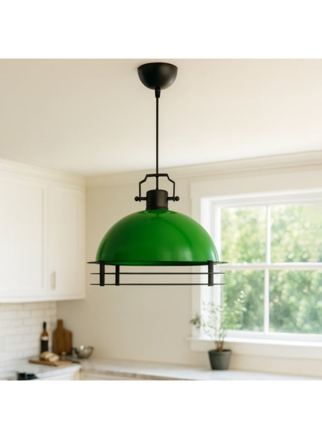 Green Metal Pendant Light – Modern Stylish Ceiling Lamp for Kitchen & Living Room - Image 3