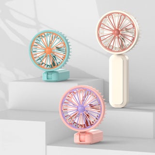 Creative Vintage Desktop Handheld Fan USB Mini Charging Small Fan Student Childrens Mini Electric Fan Wholesale 59-6 foldable fan (two adjustable night light sticker) - pzsku/ZECEA5F5F00C607DC20A4Z/45/1746186821/3e5bf182-dfaf-43bb-a187-120b4b819264