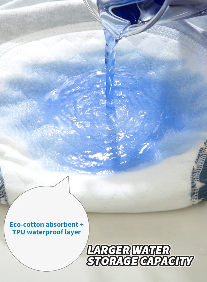 6-Piece Baby Potty Training Pants, Cloth Diaper for Boys & Girls, Breathable Potty Training Underwear, Size 100cm, 6+ Months, 8–13kg - Image 5